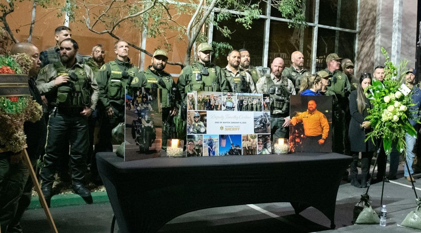 Norco candlelight vigil honors fallen Riverside County Sheriff’s deputy