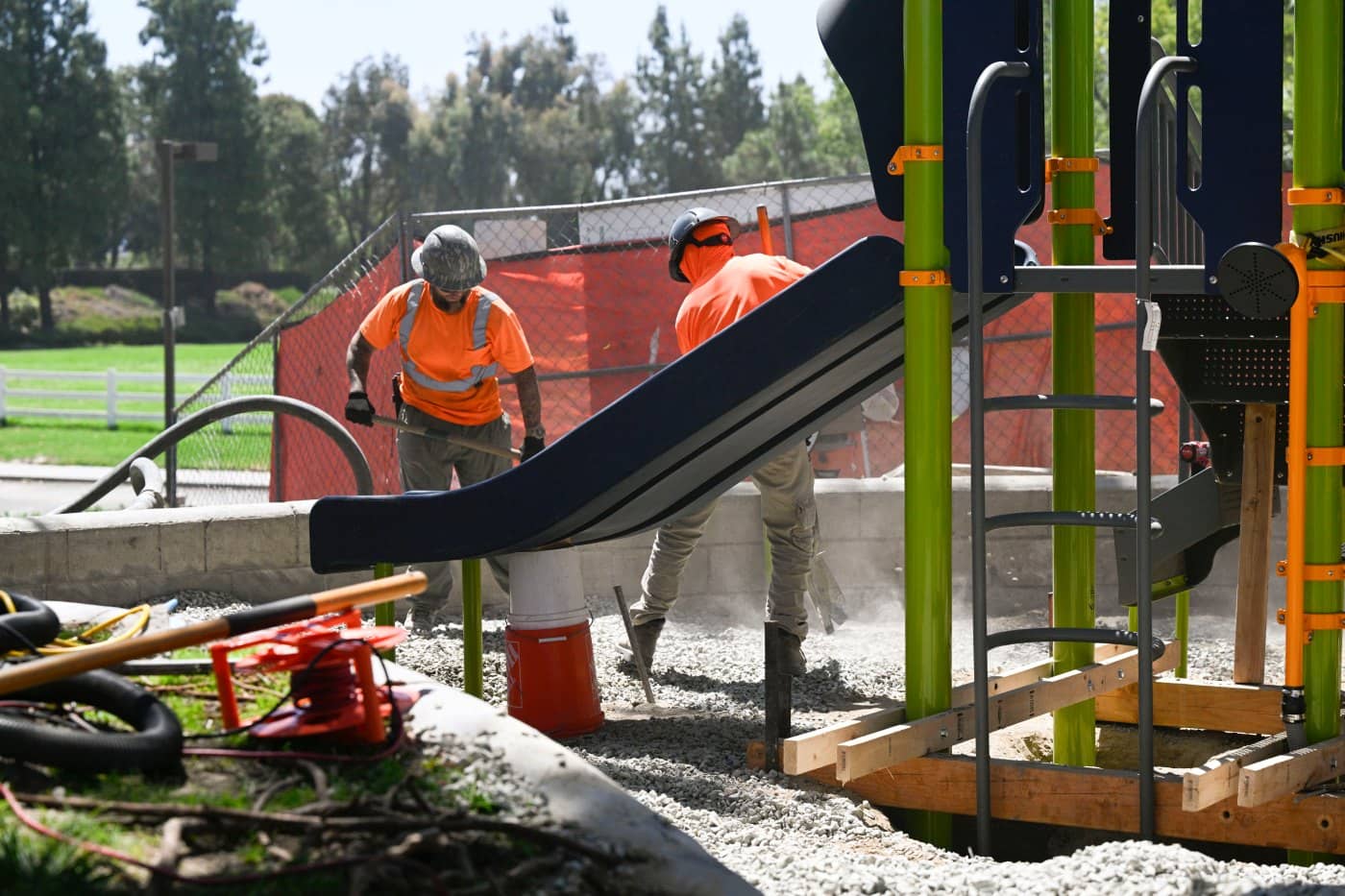 New playground equipment going in at some Murrieta parks